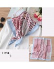 2020 nowy projekt kobiety jedwabny szal kwadratowy szyi szale Foulard Lady Pashmina stałe geometryczne chustka pasmo włosów chus