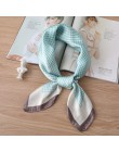 2020 nowy projekt kobiety jedwabny szal kwadratowy szyi szale Foulard Lady Pashmina stałe geometryczne chustka pasmo włosów chus