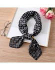 2020 nowy projekt kobiety jedwabny szal kwadratowy szyi szale Foulard Lady Pashmina stałe geometryczne chustka pasmo włosów chus