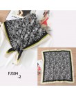 2020 nowy projekt kobiety jedwabny szal kwadratowy szyi szale Foulard Lady Pashmina stałe geometryczne chustka pasmo włosów chus