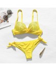 Sexy Rhinestone bikini 2020 push up strój kąpielowy kobiet węzeł strój kąpielowy brazylijski bikini letnie kąpiących plażowe str