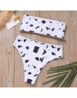 Seksowne Bikini Mujer 2019 nowy nadruk z krową strój kąpielowy kobiety dwa kawałki Push Up Biquini brazylijski strój kąpielowy d