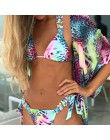 Bikinx nadruk węża bikini 2020 mujer strój kąpielowy trójkąt seksowny kobiecy strój kąpielowy Push up stroje kąpielowe kobiety k