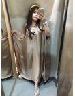 Oversize Kaftan okrycie plażowe w górę Pareos de Playa Mujer odzież plażowa Oversize osłona do bikini w górę szata Plage Sarong 