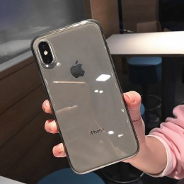 LOVECOM przezroczysty, odporny na wstrząsy futerał na ramkę dla iPhone 11 Pro Max XR XS Max 6 6S 7 8 Plus X całe ciało miękki TP