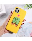 Lovebay silikonowe etui na telefony dla iPhone 7 XR 11 Pro Avocado fale kaktus dla iPhone 5SE 6 6s 8 Plus X XS Max miękka TPU ty