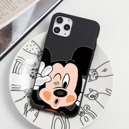 Cartoon para moda skrzynka dla iPhone XR 11 Pro XS Max X 5 5S silikonowa matowa pokrywa dla iphone 7 8 6 S 6 S Plus 7Plus sprawa