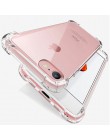 Luksusowe, odporna na wstrząsy silikonowe etui na telefony dla iPhone 7 8 6 6S Plus 7 Plus 8 Plus XS Max XR 11 Case przezroczyst