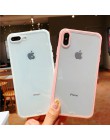 Lovebay odporny na wstrząsy zderzak przezroczysty silikonowy futerał na telefon dla iPhone 11 Pro X XR XS Max 8 7 6 6S Plus jasn