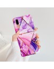 LOVECOM poszycia geometryczny marmur etui na telefony dla Huawei P40 P30 P20 Lite Pro Mate 30 20 Pro Lite błyszczący miękki IMD 