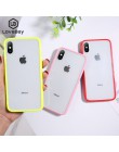 Lovebay przezroczysty, odporny na wstrząsy futerał na telefon dla iPhone SE 2020 11 Pro Max X XR Xs Max miękki TPU przezroczysty