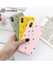 Lovebay silikonowe etui z motywem serca dla iPhone 11 Pro X XR XS Max 7 8 6 6s Plus 5 5s SE cukierki kolor powłoki miękkie etui 