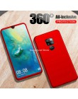 Luksusowe 360 pełna szklane etui etui do Huawei P30 P20 Mate20 Lite P inteligentny Y7 Y6 PRO Y9 2019 Nova 3 3i 3E P10 P9 pokrywa