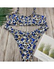 Seksowne kobiety stroje kąpielowe niskiej zwężone Leopard serpentynowy nadruk zestawy Bikini damski strój kąpielowy Bikini pływa