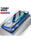 Luksusowe 360 pełna szklane etui etui do Huawei P30 P20 Mate20 Lite P inteligentny Y7 Y6 PRO Y9 2019 Nova 3 3i 3E P10 P9 pokrywa