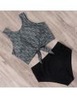 RUUHEE strój kąpielowy kobiety Bikini 2020 mujer stroje kąpielowe Bikini wysokie w talii Sport topy strój kąpielowy kobiety wyśc