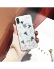 Qianliyao prawdziwe suszone kwiaty przezroczysta miękka osłona dla iphone X 6 6S 7 8 Plus 11 Pro Max etui na telefony dla iphone