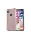 Moda odporny na wstrząsy zderzak przezroczysty silikonowy futerał na telefon dla iPhone 11 X XS XR XS Max 8 7 6 6S Plus przezroc