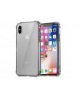 Moda odporny na wstrząsy zderzak przezroczysty silikonowy futerał na telefon dla iPhone 11 X XS XR XS Max 8 7 6 6S Plus przezroc