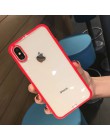 Lovebay odporny na wstrząsy zderzak przezroczysty silikonowy futerał na telefon dla iPhone 11 Pro X XR XS Max 8 7 6 6S Plus jasn