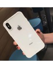 Lovebay odporny na wstrząsy zderzak przezroczysty silikonowy futerał na telefon dla iPhone 11 Pro X XR XS Max 8 7 6 6S Plus jasn