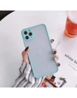 Miętowy hybrydowy prosty matowy zderzak etui na telefon Iphone 11 etui Pro Max Xr Xs 6s 8 7 Plus odporny na wstrząsy miękki Tpu 