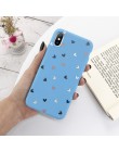 Lovebay silikonowe etui z motywem serca dla iPhone 11 Pro X XR XS Max 7 8 6 6s Plus 5 5s SE cukierki kolor powłoki miękkie etui 