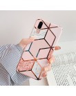 LOVECOM poszycia geometryczny marmur etui na telefony dla Huawei P40 P30 P20 Lite Pro Mate 30 20 Pro Lite błyszczący miękki IMD 