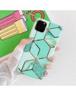 Lovebay geometryczne marmurowe tekstury etui na telefony dla iPhone SE 2020 X XR XS Max 11 Pro Max miękkie IMD pokrywa dla iPhon