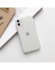 Miętowy hybrydowy prosty matowy zderzak etui na telefon Iphone 11 etui Pro Max Xr Xs 6s 8 7 Plus odporny na wstrząsy miękki Tpu 