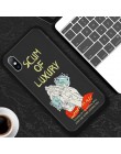 Lovebay dla iPhone 11 Pro Max 6 6s 7 8 Plus X XR XS Max 5 5s SE przypadku telefonu Cartoon statua abstrakcyjne sztuki malowane m