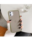 Miętowy hybrydowy prosty matowy zderzak etui na telefon Iphone 11 etui Pro Max Xr Xs 6s 8 7 Plus odporny na wstrząsy miękki Tpu 