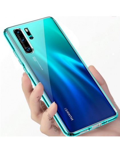 Ultra cienka obudowa do Huawei P30 Pro P20 Lite Y9Prime 2019 PSmart Z etui miękka przezroczysta TPU tylna pokrywa dla honoru 30 