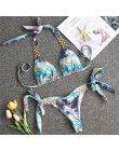 Bikinx nadruk węża bikini 2020 mujer strój kąpielowy trójkąt seksowny kobiecy strój kąpielowy Push up stroje kąpielowe kobiety k
