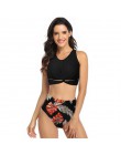 RUUHEE strój kąpielowy kobiety Bikini 2020 mujer stroje kąpielowe Bikini wysokie w talii Sport topy strój kąpielowy kobiety wyśc