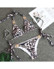 Bikinx nadruk węża bikini 2020 mujer strój kąpielowy trójkąt seksowny kobiecy strój kąpielowy Push up stroje kąpielowe kobiety k