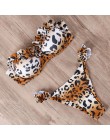 RUUHEE Bandeau strój kąpielowy Bikini kobiety strój kąpielowy Sexy marszczony strój Bikini Push Up kostium kąpielowy kobiet braz
