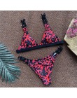 Bikinx nadruk węża bikini 2020 mujer strój kąpielowy trójkąt seksowny kobiecy strój kąpielowy Push up stroje kąpielowe kobiety k