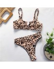 Peachtan Sexy nadruk węża bikini set 2020 nowy wysokiej talii stroje kąpielowe kobiety strój kąpielowy z wycięciem kobiet brazyl