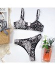 Peachtan Sexy nadruk węża bikini set 2020 nowy wysokiej talii stroje kąpielowe kobiety strój kąpielowy z wycięciem kobiet brazyl