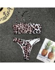 Jedno ramię stringi bikini 2020 mujer kąpiących wysokie cięcie czarne stroje kąpielowe kobiety biquini Bandeau push up strój kąp