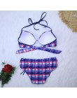 MUOLUX 2020 seksowne bikini Set dwuczęściowy strój kąpielowy kobiety strój kąpielowy Tankini strój kąpielowy Lattic bandaż odzie