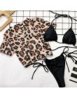 String bandaż kostium kąpielowy kobieta kostium kąpielowy damski nadruk zwierzęta 3 kawałki bikini set 2020 Sexy różowy neon str