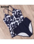 RUUHEE Bikini 2020 strój kąpielowy stroje kąpielowe kobiety wysokiej talii Tankini Bikini Set Push Up kostium kąpielowy damskie 