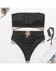 Mossha drążą białe stroje kąpielowe kobieta wysokiej talii bikini 2020 Mujer metalowy pasek na klamrę strój kąpielowy kobiety bi