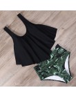 RUUHEE Bikini 2020 strój kąpielowy stroje kąpielowe kobiety wysokiej talii Tankini Bikini Set Push Up kostium kąpielowy damskie 