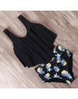 RUUHEE Bikini 2020 strój kąpielowy stroje kąpielowe kobiety wysokiej talii Tankini Bikini Set Push Up kostium kąpielowy damskie 