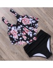RUUHEE Bikini 2020 strój kąpielowy stroje kąpielowe kobiety wysokiej talii Tankini Bikini Set Push Up kostium kąpielowy damskie 