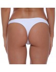 2020 hurtownie tanga SEXY kobiety dół od bikini solid color stringi brazylijskie stringi stroje kąpielowe wysokiej talii strój k