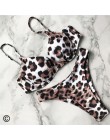 Nowy Sexy Leopard 2019 Bikini kobiety stroje kąpielowe damski strój kąpielowy dwuczęściowy zestaw Bikini fiszbiny kąpiel strój k